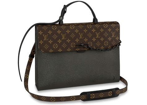 Louis Vuitton Robusto Briefcase Monogram Taiga .